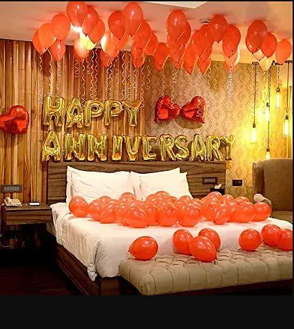 Rekindle Romance - Red and Golden Anniversary Decor - Image 2