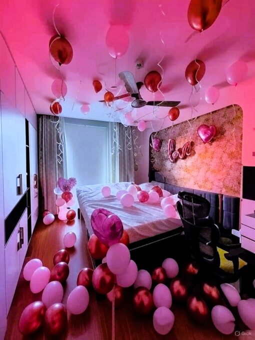 Romantic Rose Gold Valentine's Decor