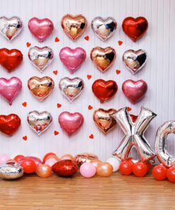 Romantic XO Balloon Backdrop Surprise