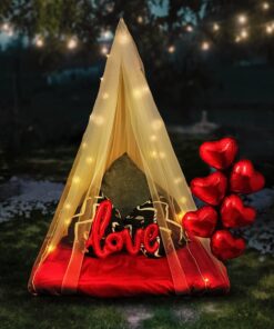 Romantic canopy decorations