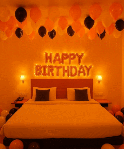Rose Gold And Black Birthday Theme