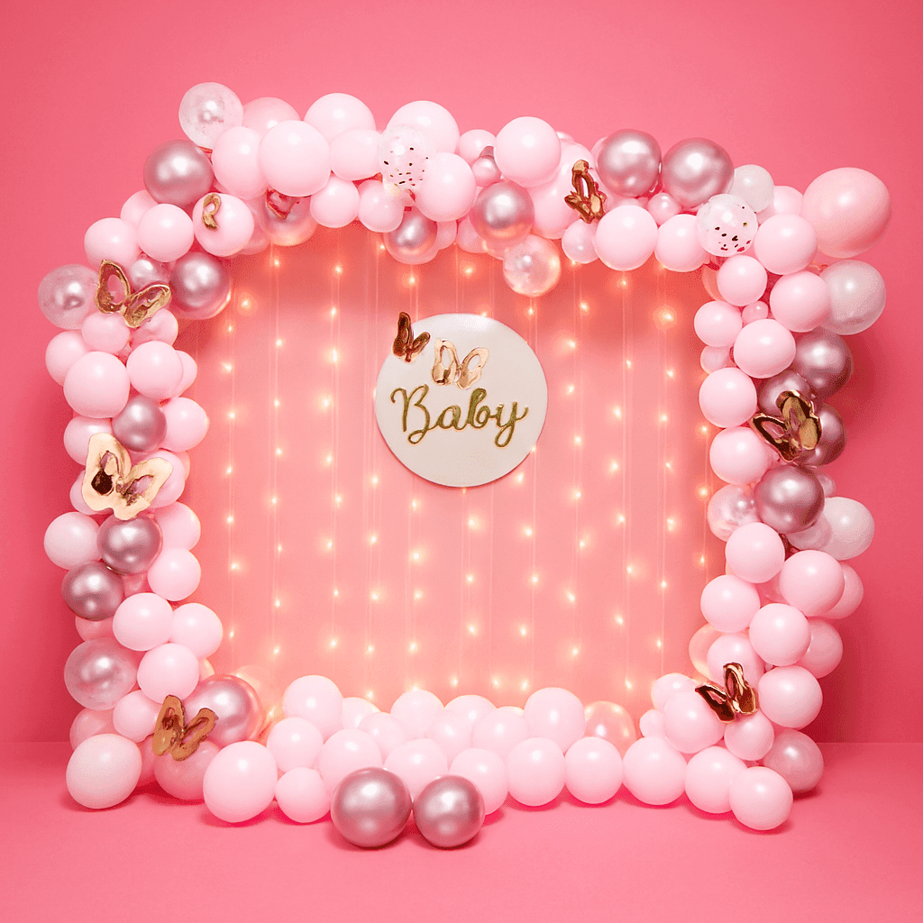 Rosy Whispers : Dreamy Baby Shower Decor