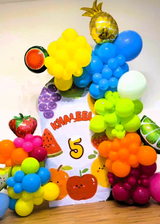 Kids special Rainbow Fruit Delight Decor - Image 4
