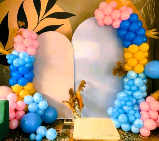 Sophisticated Blue & Brown baby shower decor - Image 3