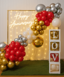 Step into Love- Red Carpet Anniversary Decoration