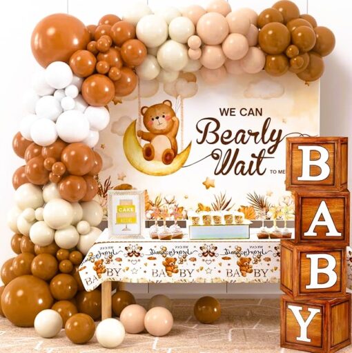 Trendy Bear-Themed Baby Shower Decoration - Image 4