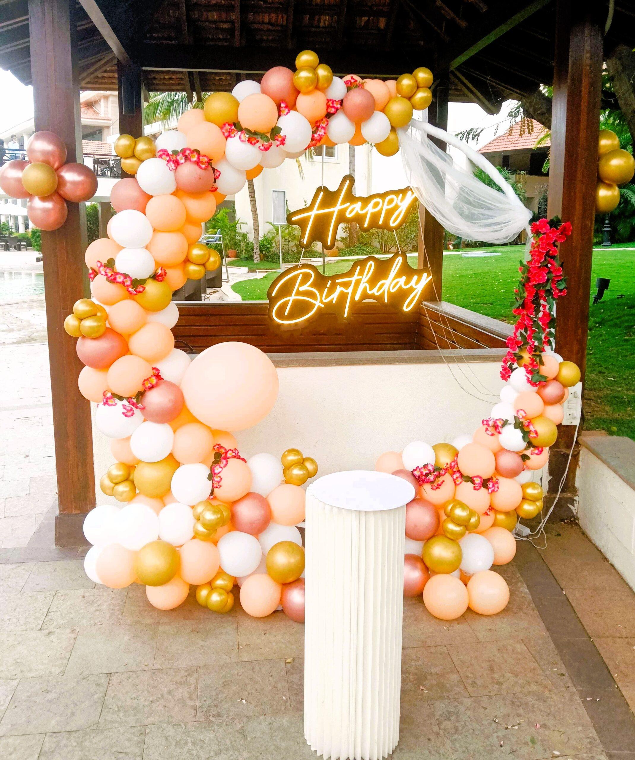 Trendy Neon Birthday & Anniversary Decor - Image 3