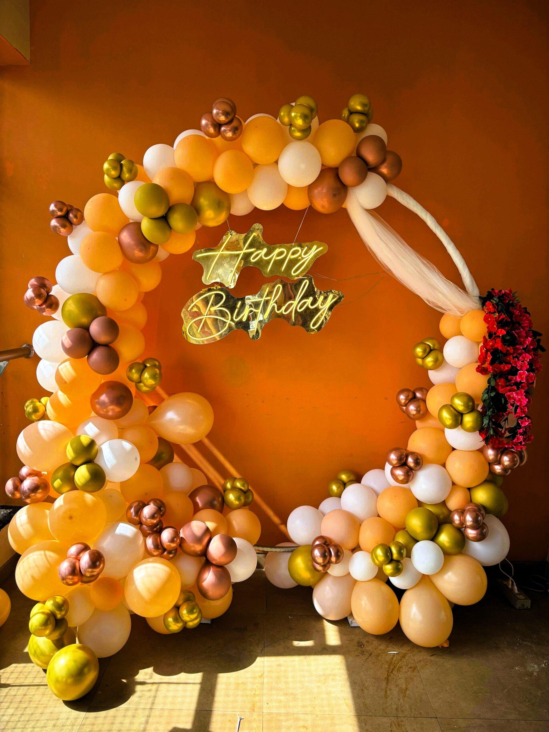 Trendy Neon Birthday & Anniversary Decor - Image 2