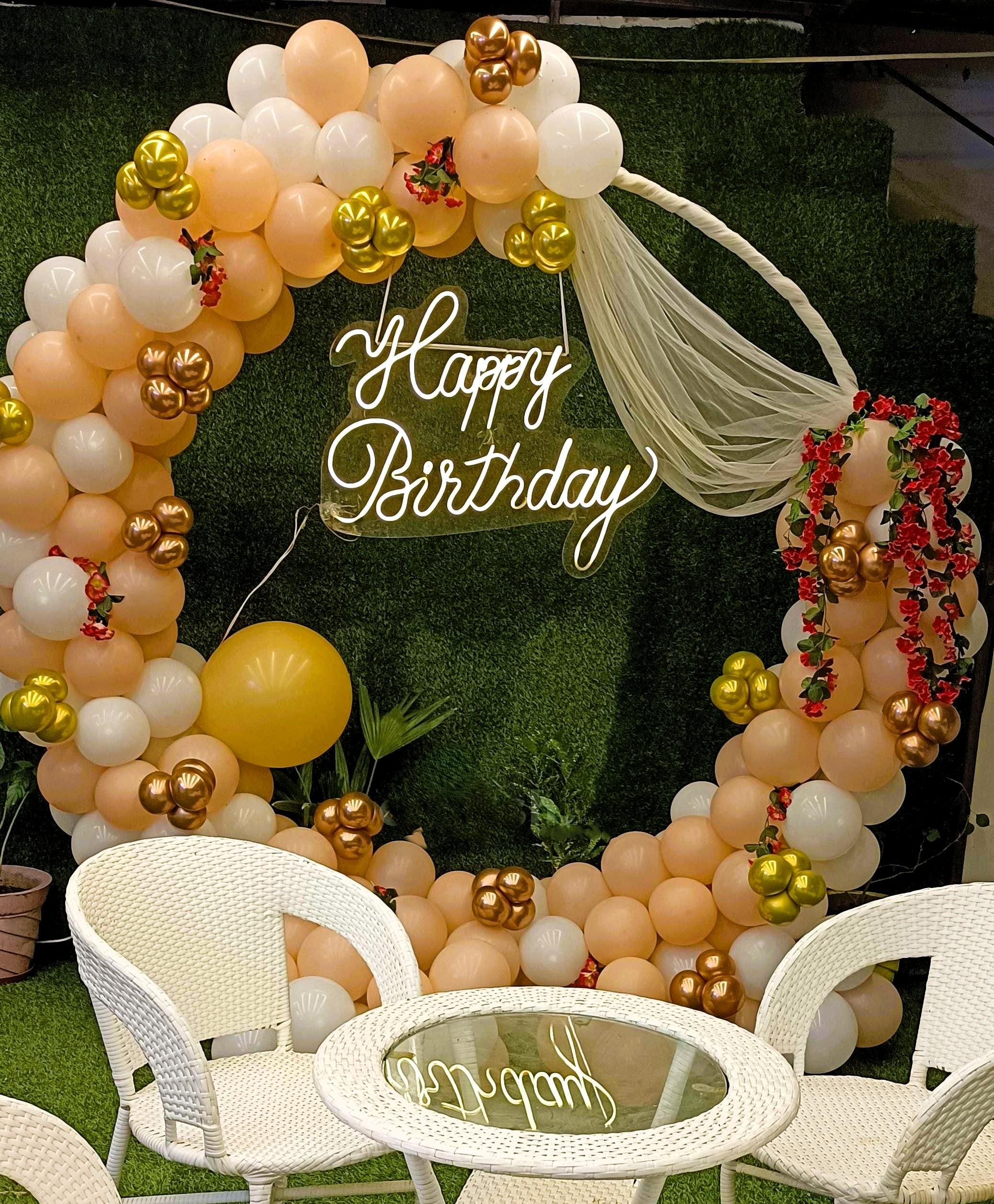 Trendy Neon Birthday & Anniversary Decor - Image 5