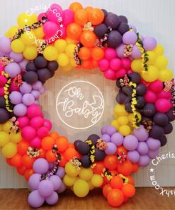 Vibrant Baby Shower Decor