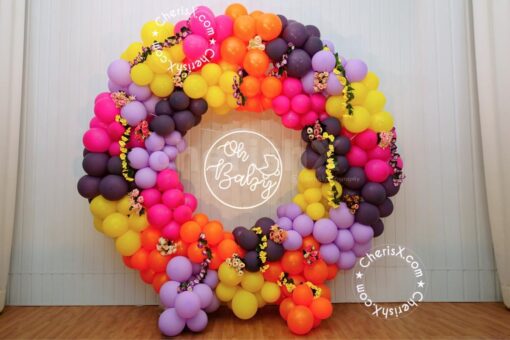 Vibrant Baby Shower Decor