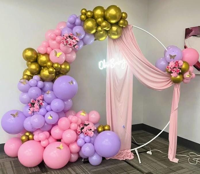 Welcome Baby in Style - Lavender Pastel Dreams Baby Shower Decor - Image 3