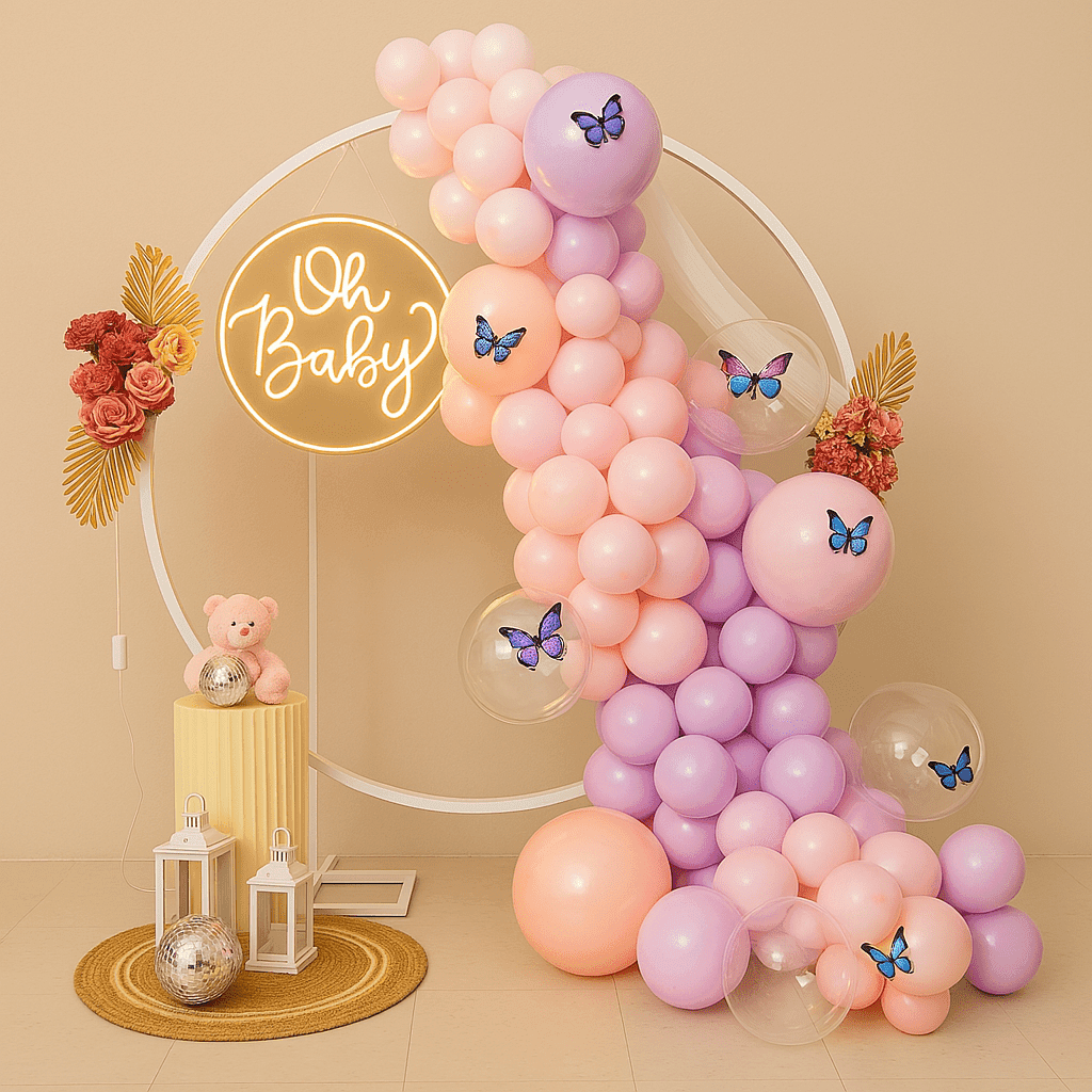 Welcome Baby in Style - Lavender Pastel Dreams Baby Shower Decor