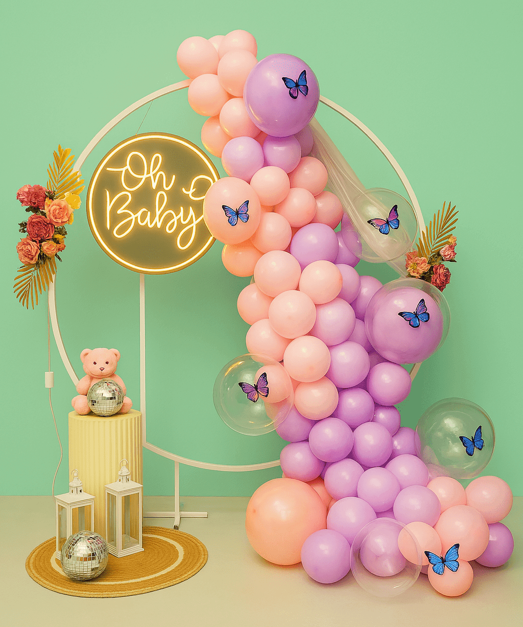 Welcome Baby in Style - Lavender Pastel Dreams Baby Shower Decor - Image 2
