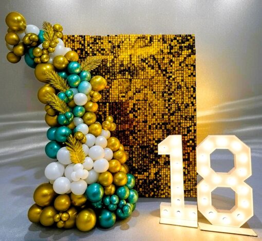 Emerald Elegance 18th Birthday Decor