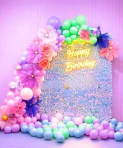 Premium Floral & Pastel Birthday Decor