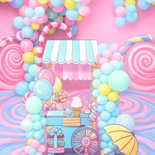 Ice cream- candy Kids birthday decor - Image 2