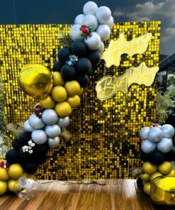 Shimmery Sequin Golden Birthday Decor