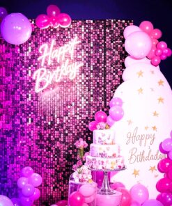 Dazzling Neon Bliss Birthday Decor
