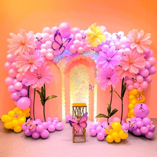 Enchanting Flower & Butterfly Birthday Decor