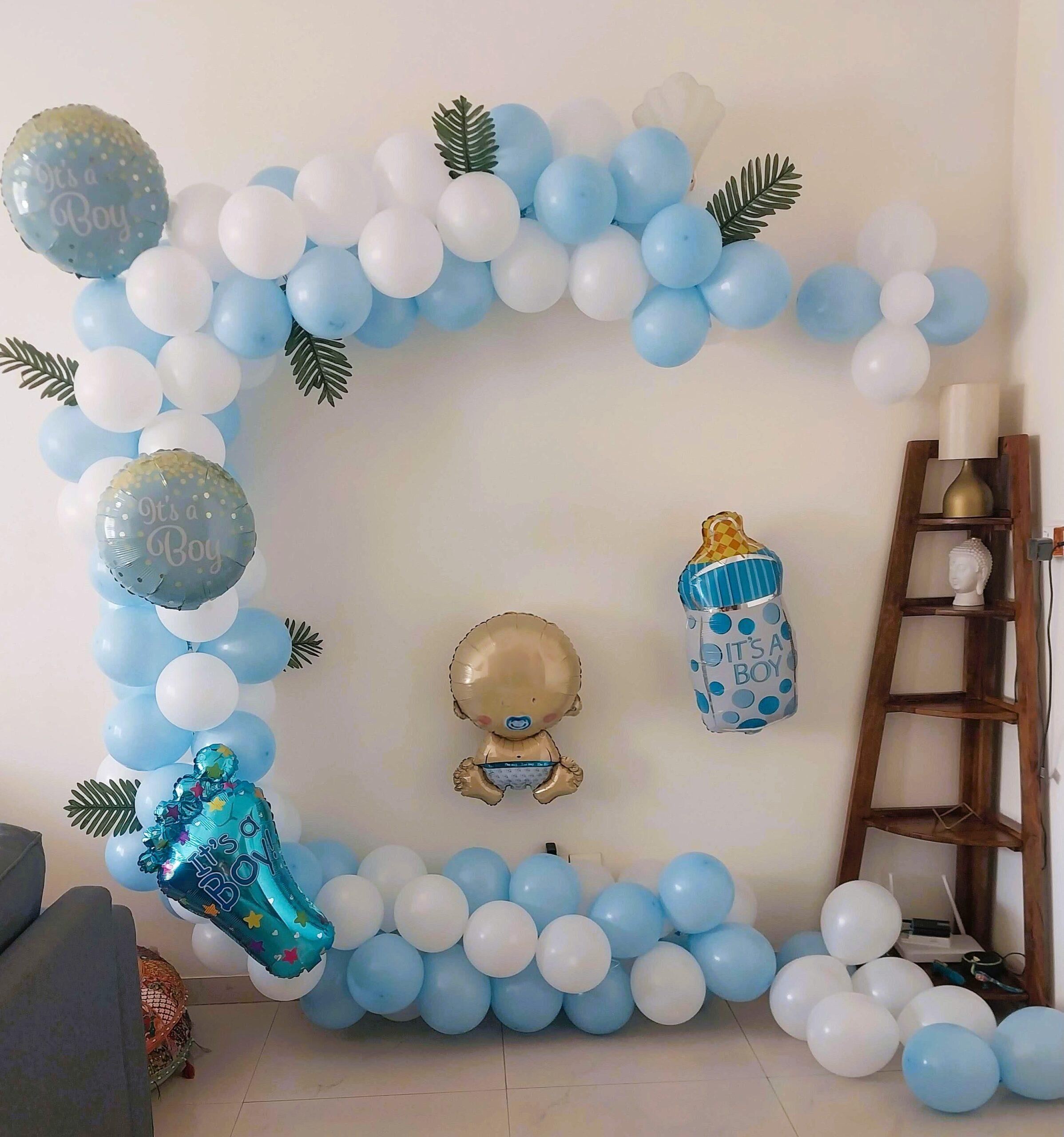 Celebrate His Arrival- Pastel Blue Welcome Baby Boy Decor - Image 4