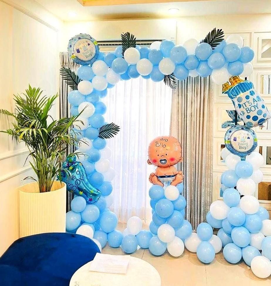 Celebrate His Arrival- Pastel Blue Welcome Baby Boy Decor - Image 3