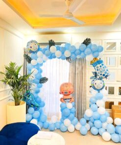 Pastel Blue Welcome Baby Boy Decoration