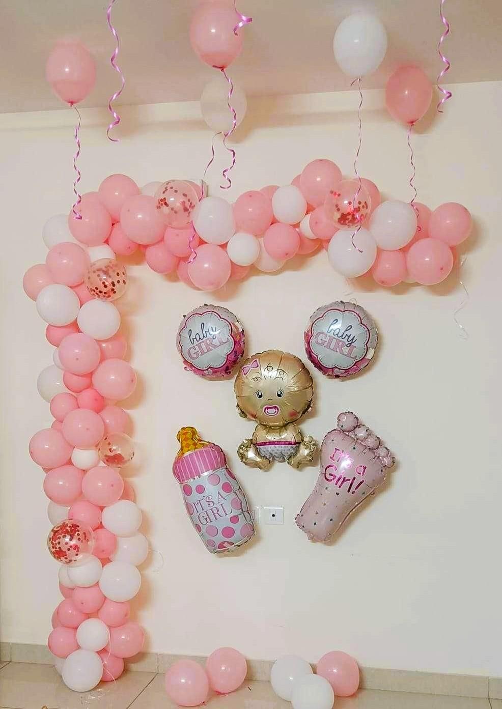 Welcome Your Little Princess- Pink and White Baby Decor - Image 4