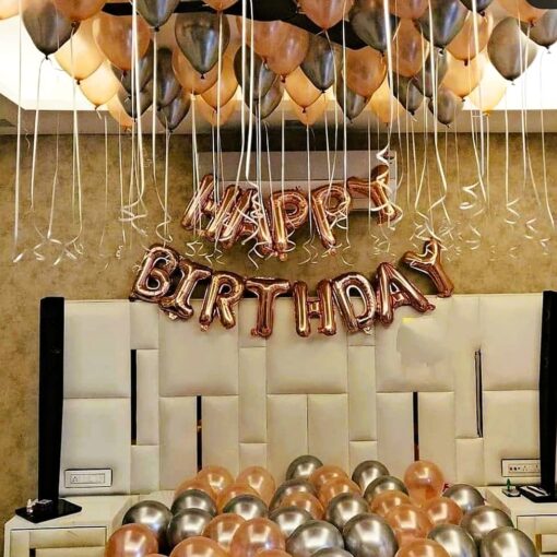 Rose Gold Chrome Balloon Surprise - Image 4