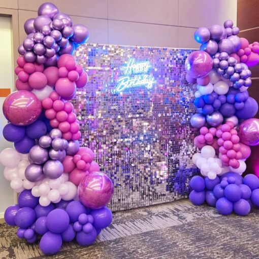 Dazzling Rose Gold Glam Birthday Decor - Image 5