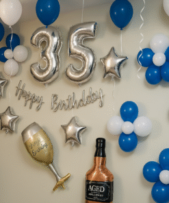 Blue-Themed Birthday Surprise