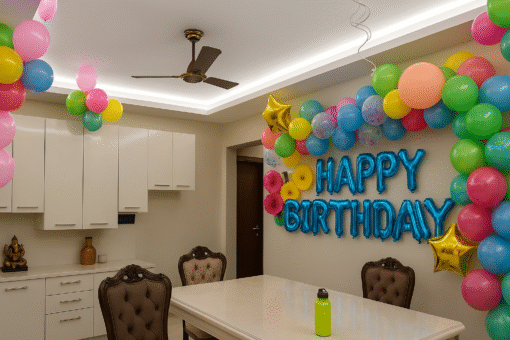 Colorful Balloon Birthday Extravaganza