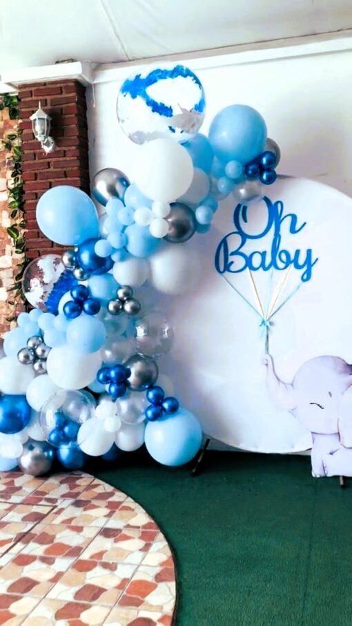 Enchanting Whimsical Elephants Welcome Baby Decor - Image 4