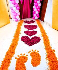 Alternative view of Petals Carpet Welcome Baby Girl Decor