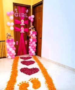 Petals Carpet Welcome Baby Girl Decor