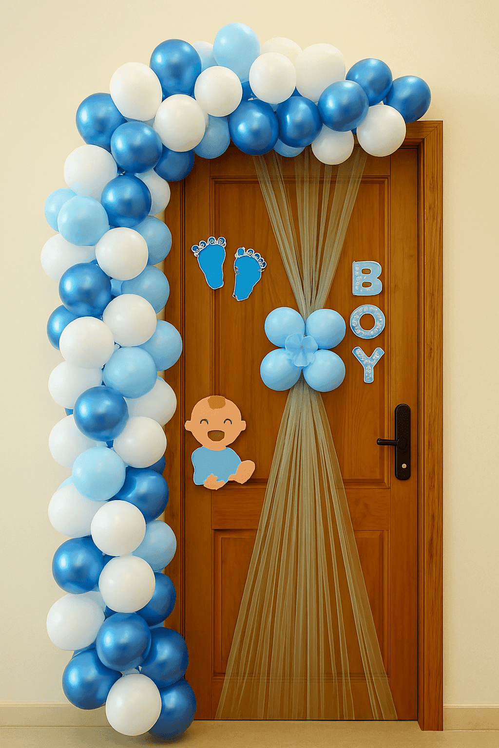 "Welcome Baby Boy" Decor