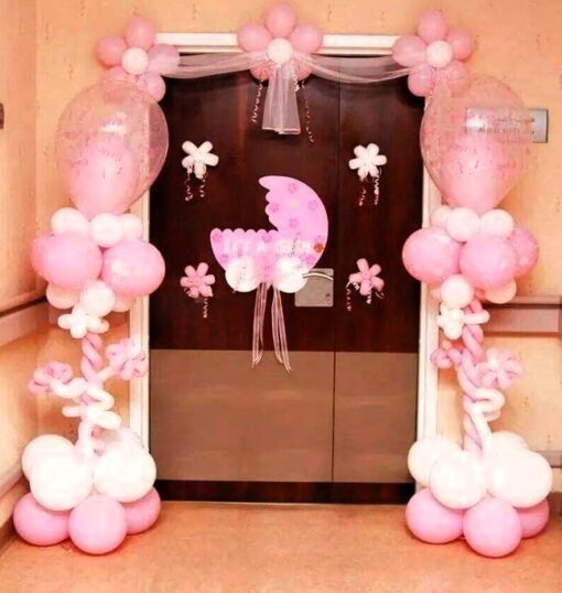 "Welcome Baby Girl" Decor - Image 3