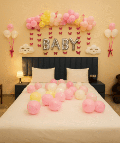 Whimsical "Welcome Baby" Room Decor