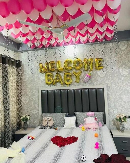 Whimsical "Welcome Baby" Room Decor - Image 3