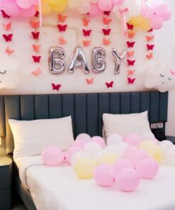Whimsical "Welcome Baby" Room Decor