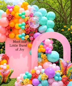 Alluring Pastel Garden Welcome Baby Decor