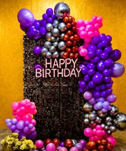Dazzling Rose Gold Glam Birthday Decor