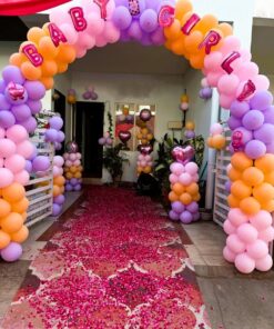 unisex Multicolored Pastel "Welcome Baby " Entrance Decor