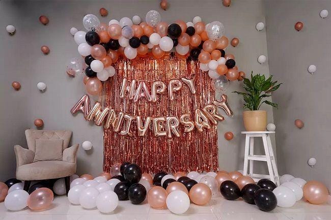 Celebrate Love- Rose Gold Anniversary Decor