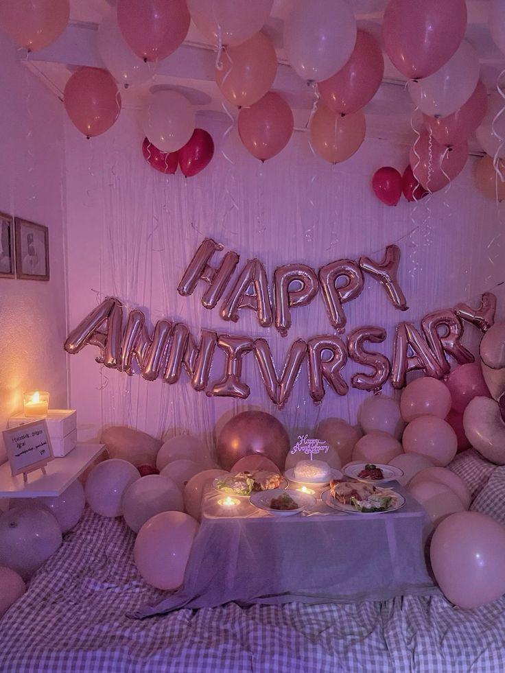 Celebrate Love- Rose Gold Anniversary Decor - Image 3
