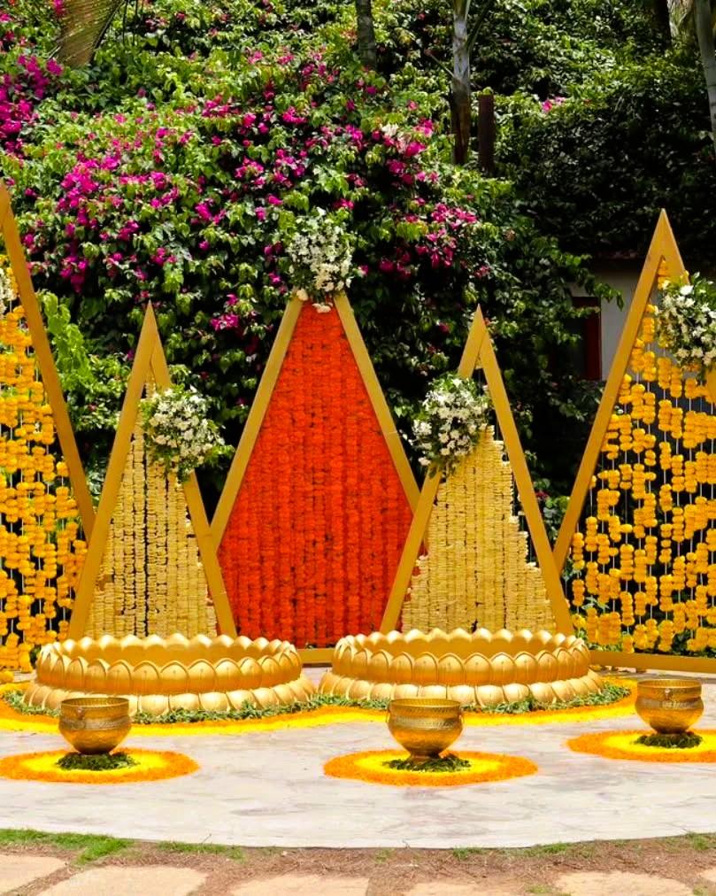 Embrace Tradition - Our Golden Triangle Haldi Decor - Image 2
