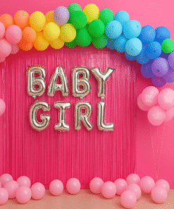 Radiant Welcome Baby Girl Decor