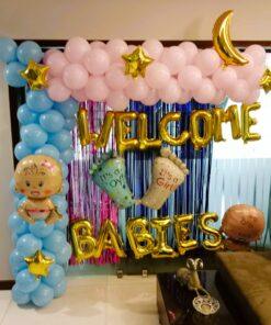 Alternative view of Twins Surprise- Welcome Baby Decor
