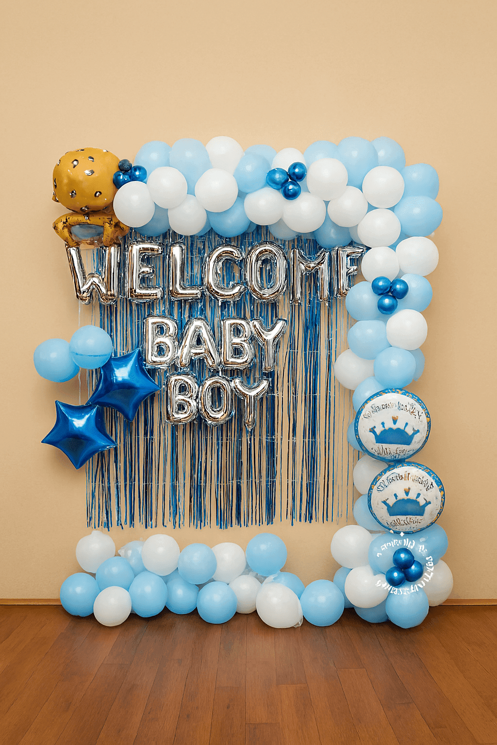 Welcome HIM - Welcome Baby Boy Decor