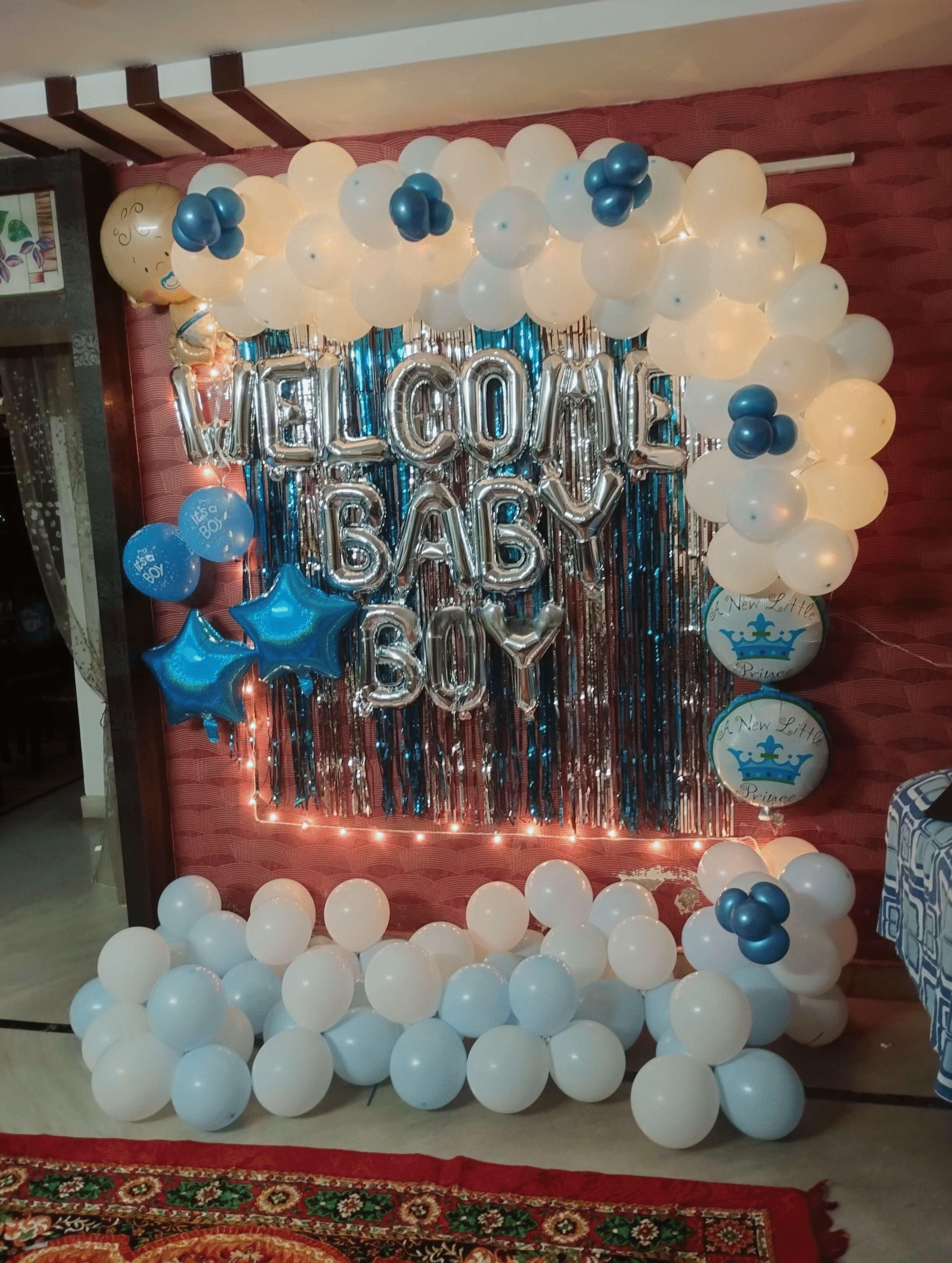 Welcome HIM - Welcome Baby Boy Decor - Image 3